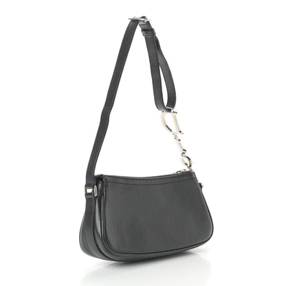 Christian Dior Calfskin Shoulder Bag Black 3 of 9