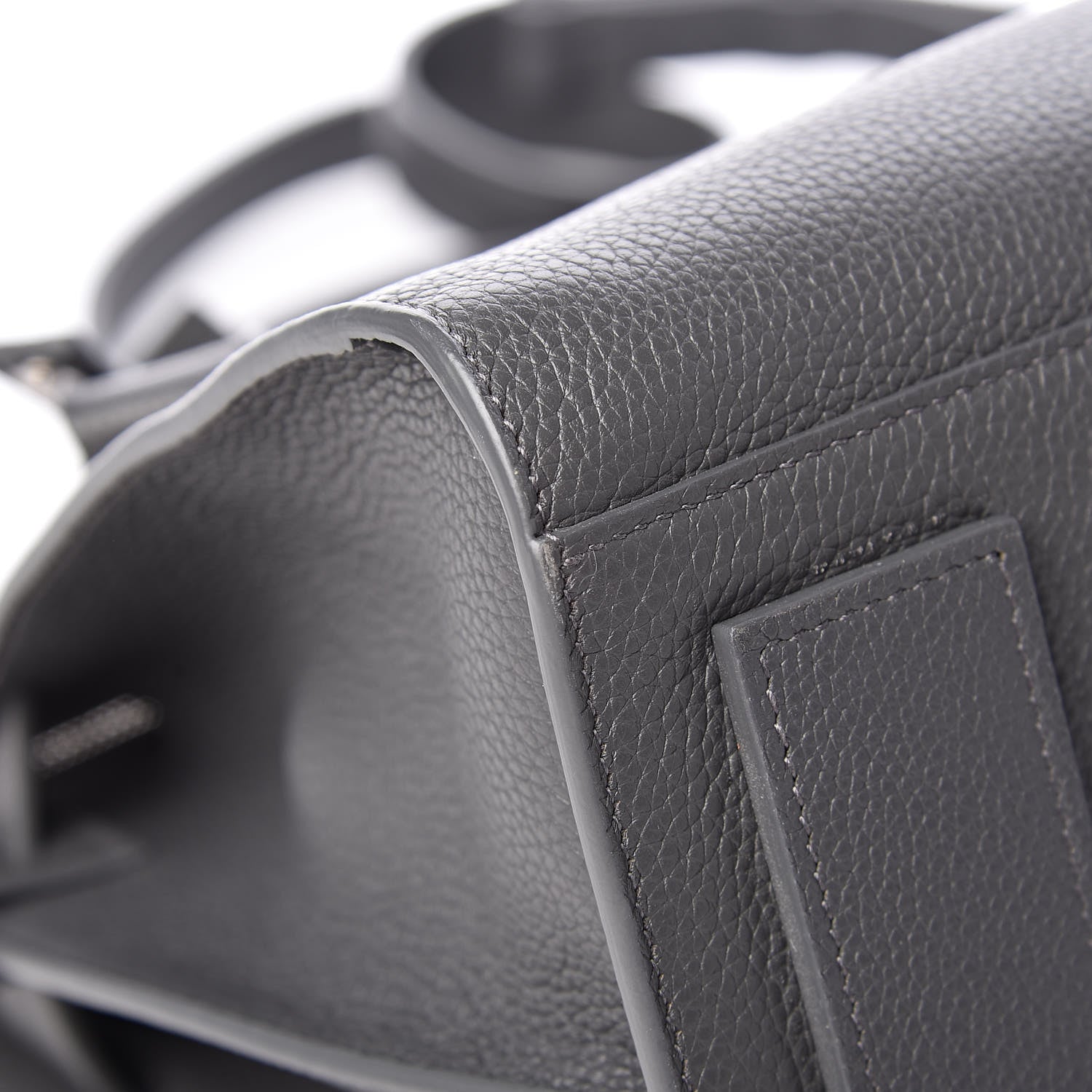 Saint Laurent Grained Calfskin Small Supple Sac De Jour Grey 9 of 15