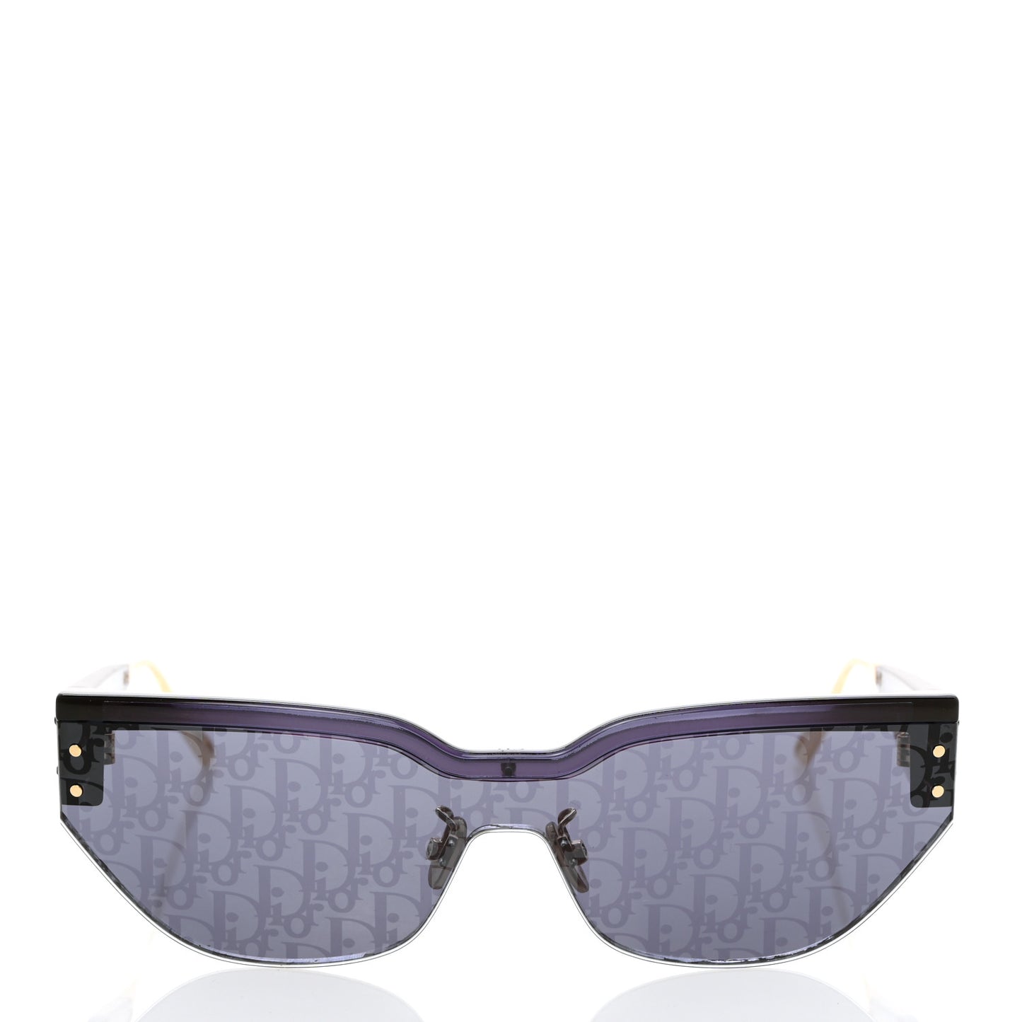 Acetate Oblique DiorClub M3U Cat Eye Mask Sunglasses Shiny Blue