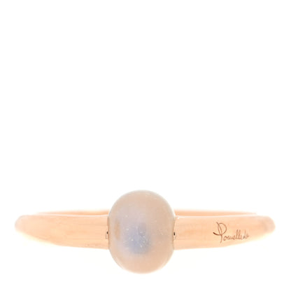Pomellato 18K Rose Gold Adularia M'Ama Non M'Ama Ring 55 7.25 1 of 4