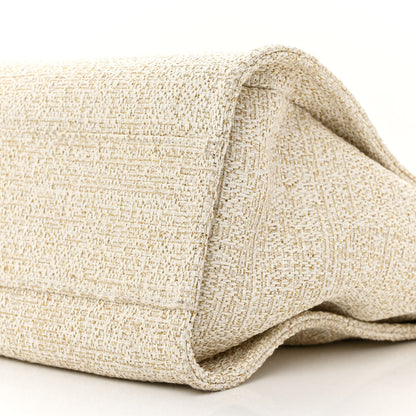 Chanel Woven Straw Raffia Small Deauville Tote Light Beige 10 of 11
