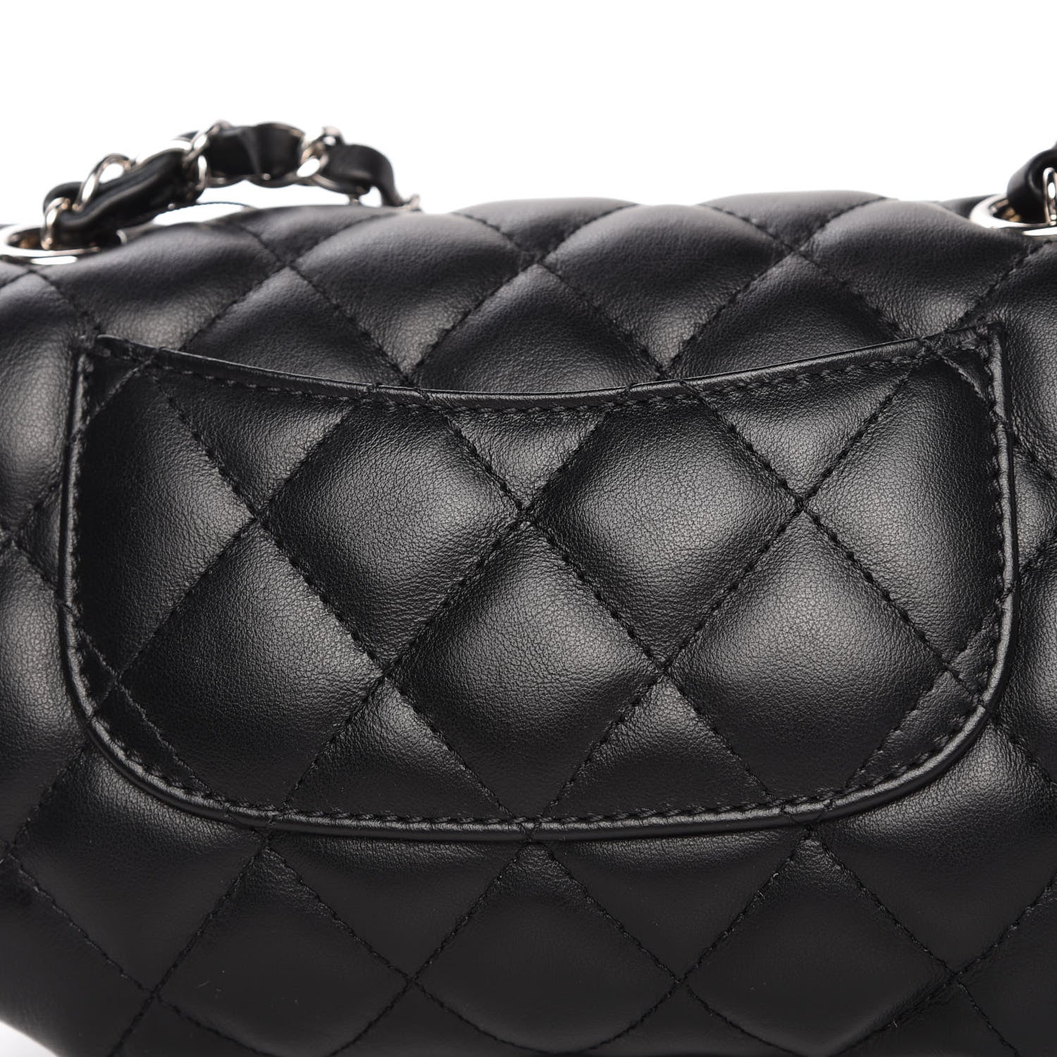 Chanel Calfskin Quilted CC Uniform Flap Belt Bag Black 11 of 11