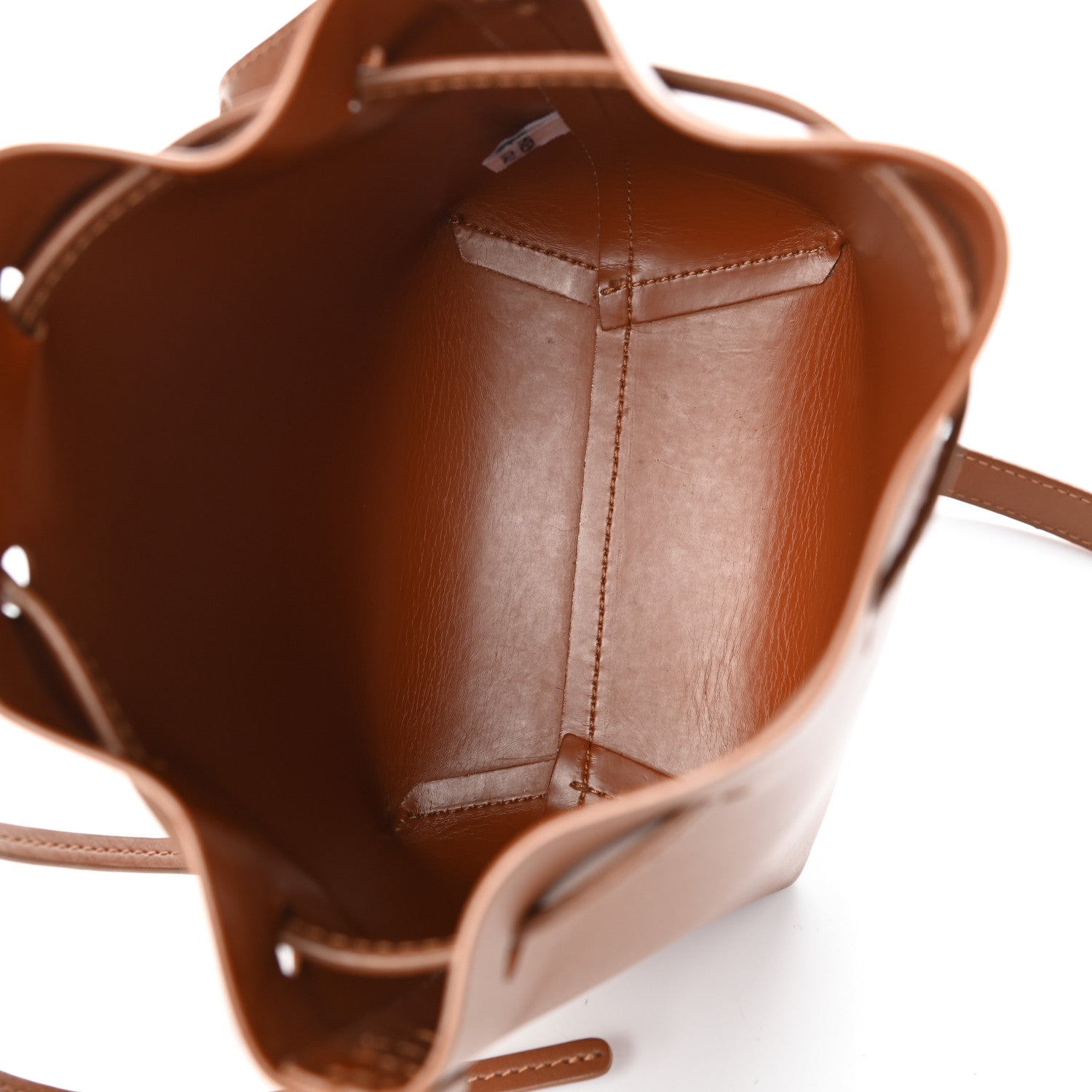 Mansur Gavriel Calfskin Mini Mini Bucket Bag Camello 5 of 9