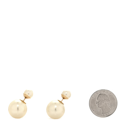 Christian Dior Pearl Mise En Dior Tribal Earrings Gold 2 of 5