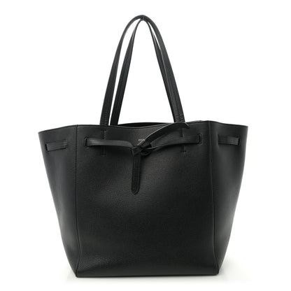 Celine Soft Grained Calfskin Small Belt Cabas Phantom Black 1 of 10