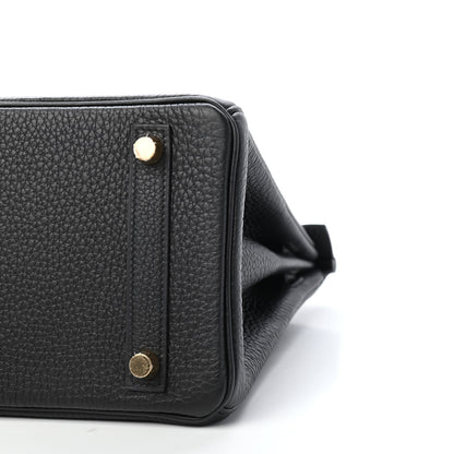 Hermes Togo Birkin 25 Black 10 of 14