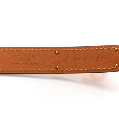 Hermes Epsom Kelly Belt Gold 3 of 4