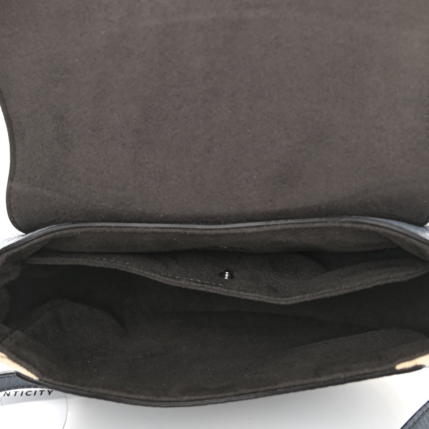 Fendi Cuoio Romano Selleria Seville Canvas Round Saddle Bag Nube Grezzo 6 of 9