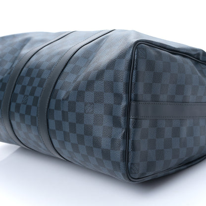 Louis Vuitton Damier Cobalt Keepall Bandouliere 45 7 of 7