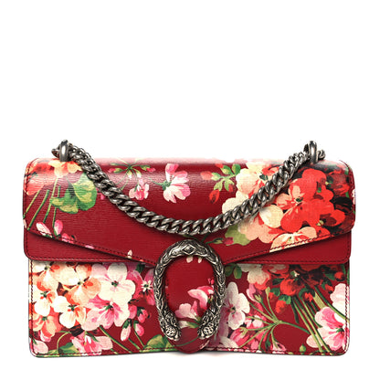 Gucci Calfskin Blooms Print Small Dionysus Shoulder Bag Romantic Cherry Multicolor 1 of 11