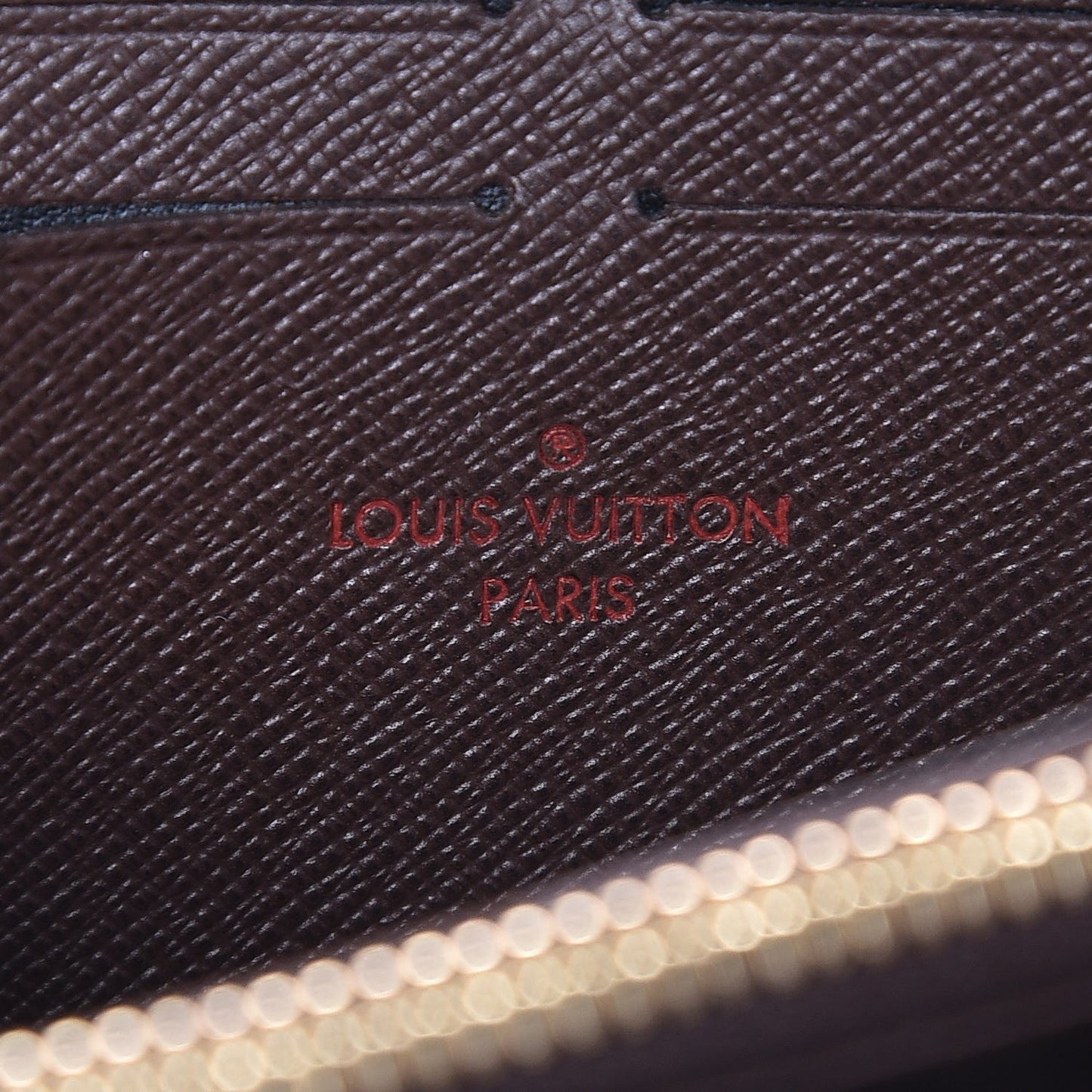 Damier Ebene Zippy Wallet