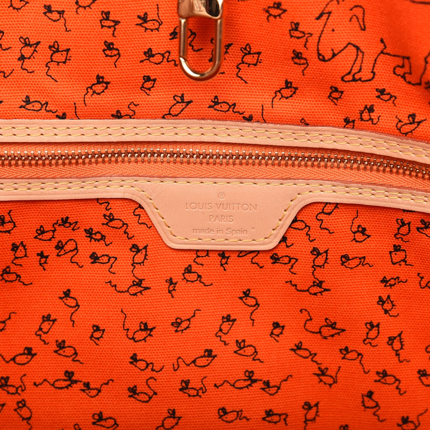 Louis Vuitton Catogram Neverfull MM Marron 8 of 10