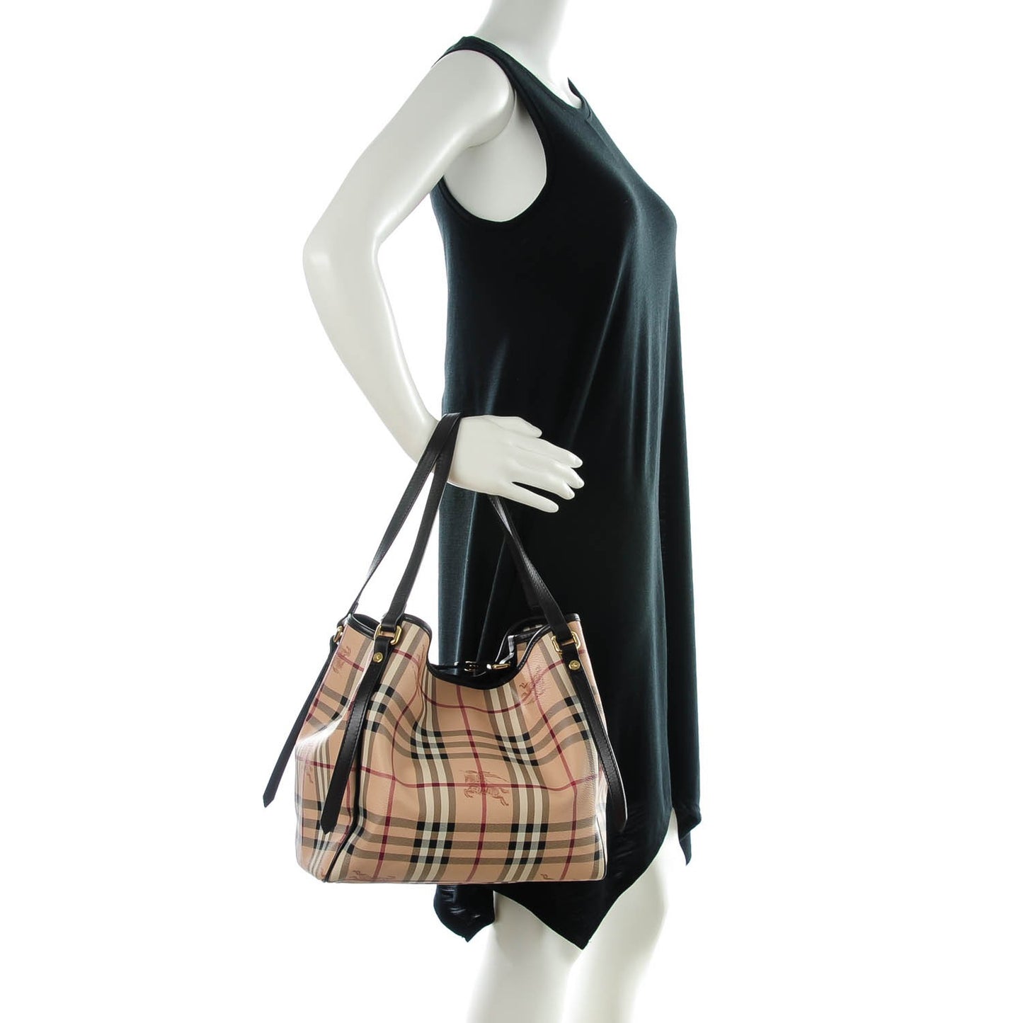Haymarket Check Small Canterbury Tote Chocolate