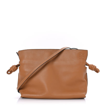Loewe Calfskin Mini Flamenco Knot Clutch Warm Desert 1 of 8