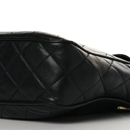 Chanel Lambskin Quilted CC Tassel Camera Case Black 9 of 10