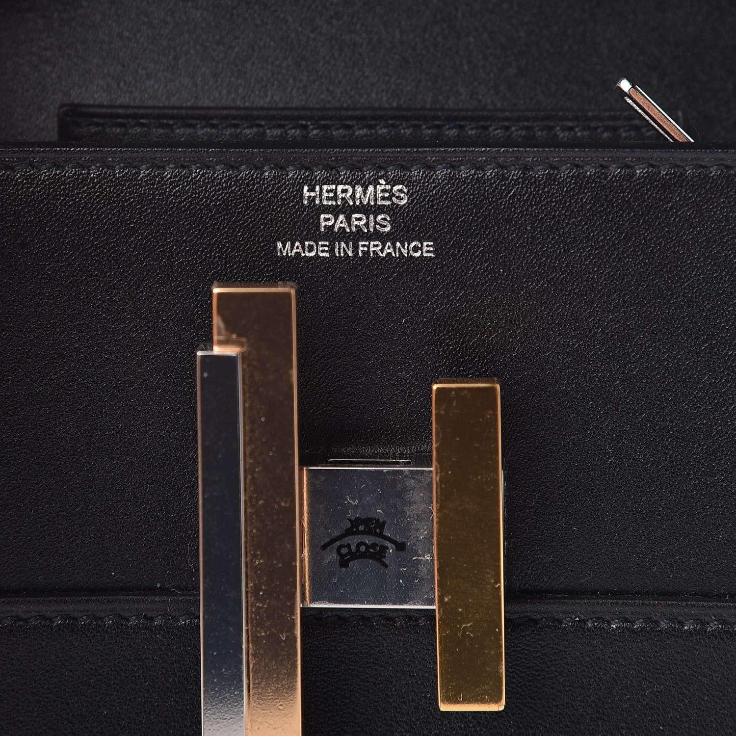 Hermes Villandry Calfskin Mini Cinhetic Wallet Black 6 of 10