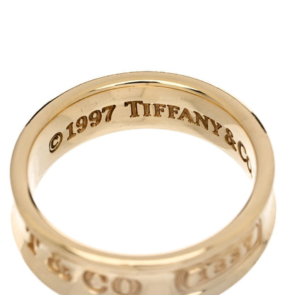Tiffany 18K Yellow Gold 1837 Band Ring 56 7.5 4 of 6