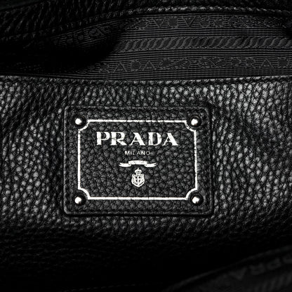 Prada Vitello Daino Shopping Tote Black 6 of 9