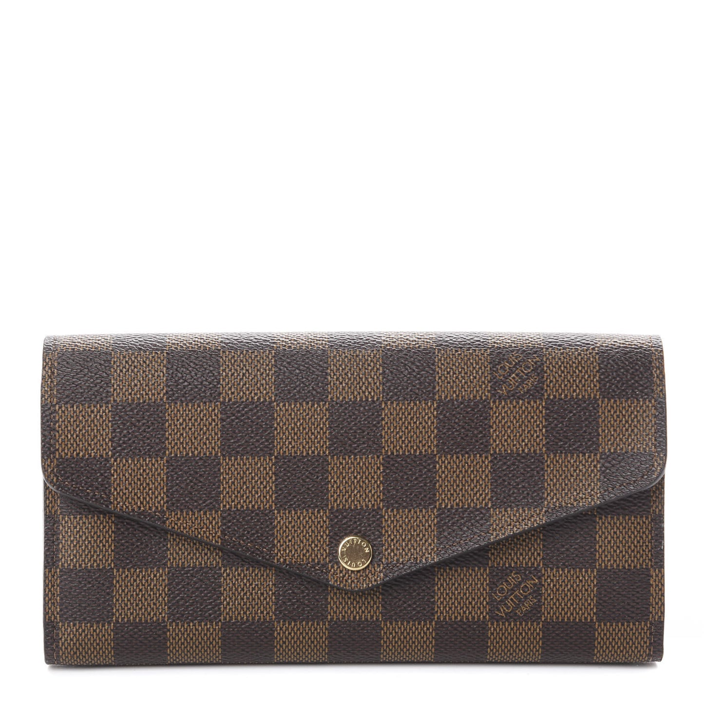 Damier Ebene Sarah Wallet NM Rose Ballerine