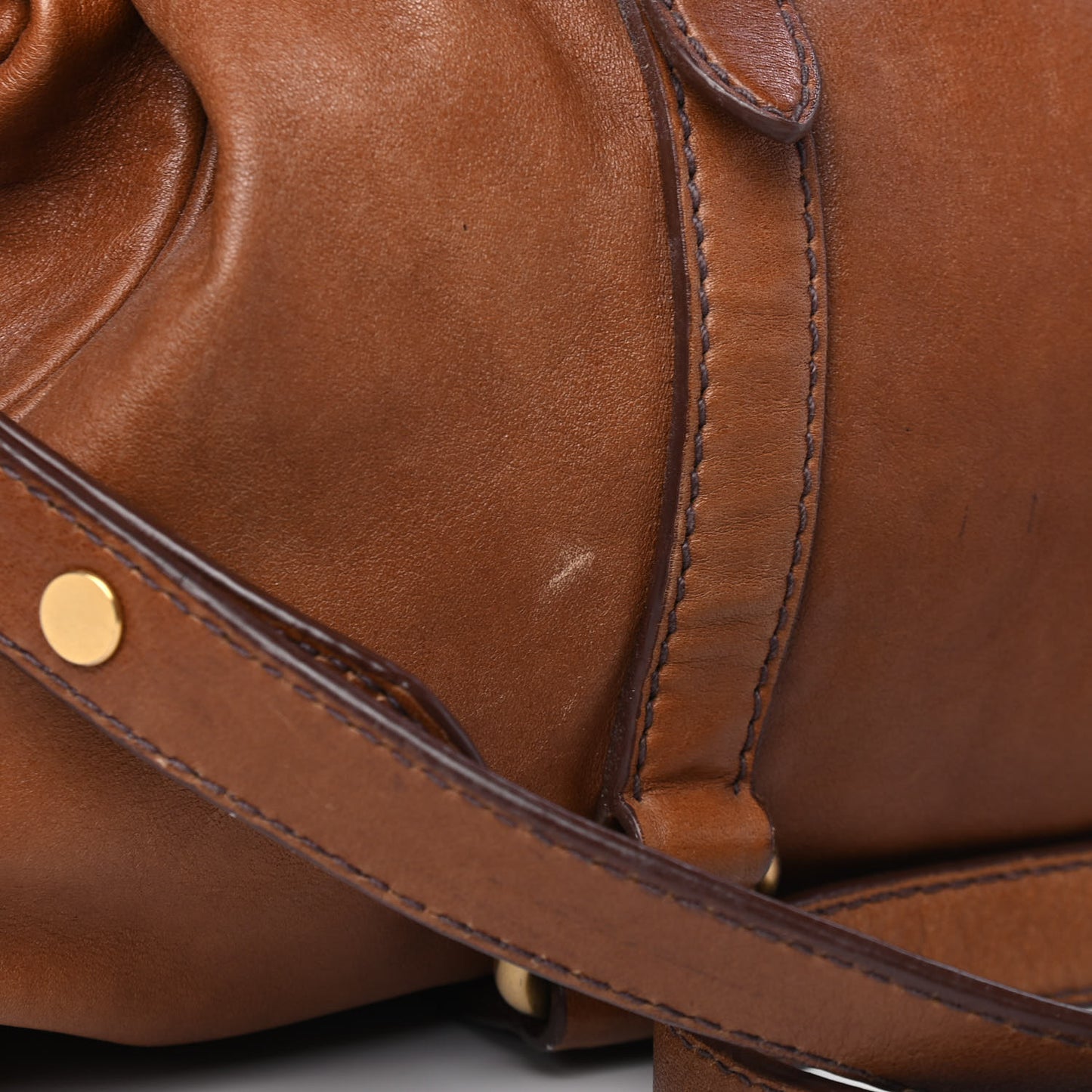Vitello Lux Bow Bag Brown