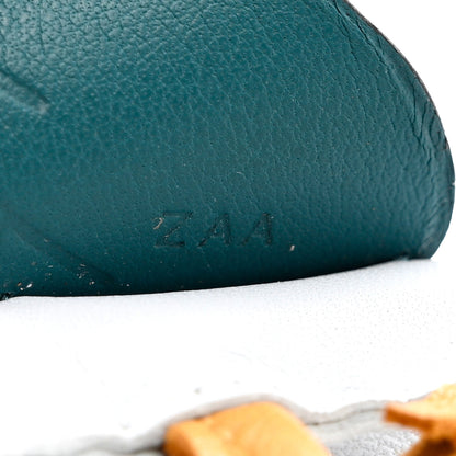 Hermes Milo Lambskin Grigri Rodeo Pegase Horse Bag Charm PM Bleu Brume Sesame Vert Bosphore 4 of 4