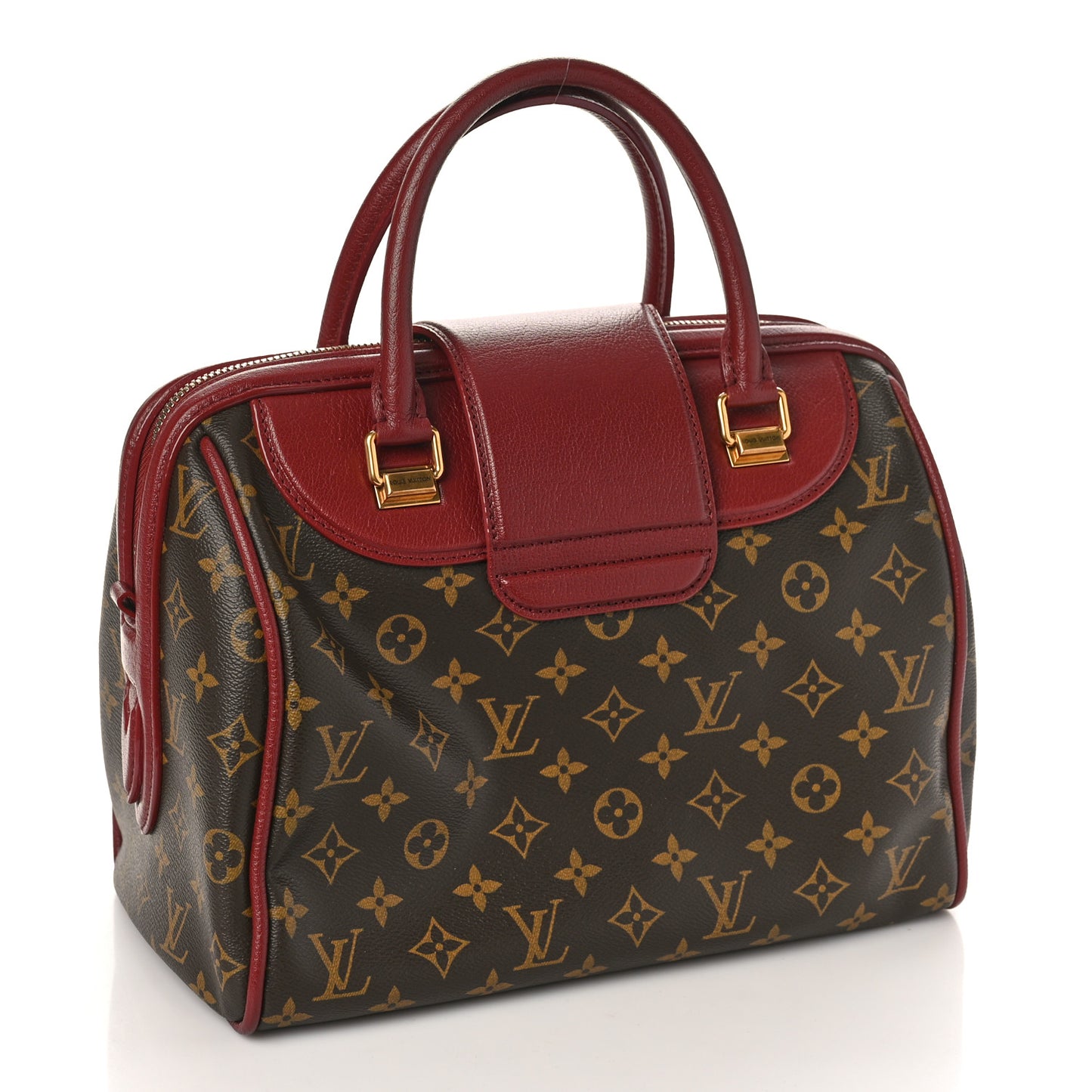 Monogram Golden Arrow Speedy Burgundy
