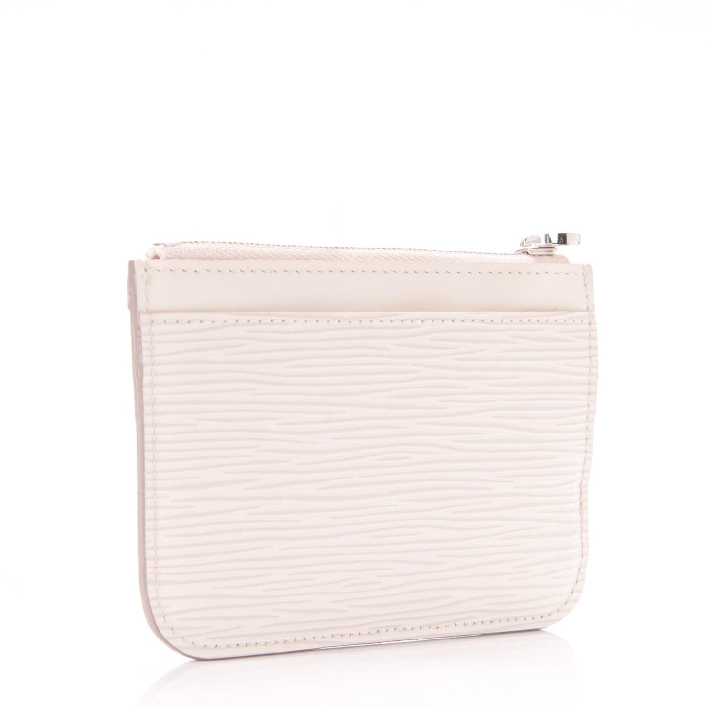 Epi Key Pouch Ivory