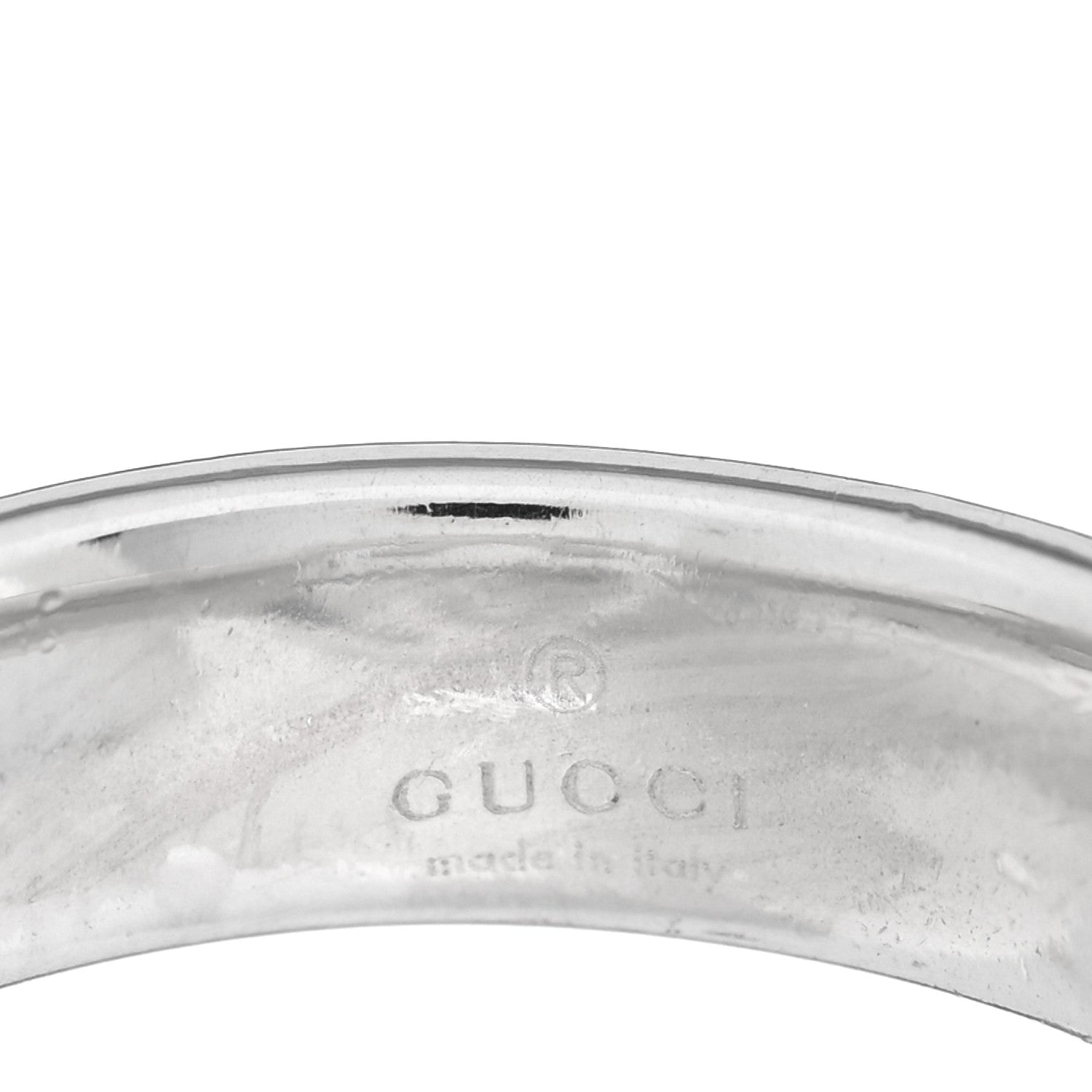 Gucci Sterling Silver Interlocking G Ring 53 6.25 4 of 4