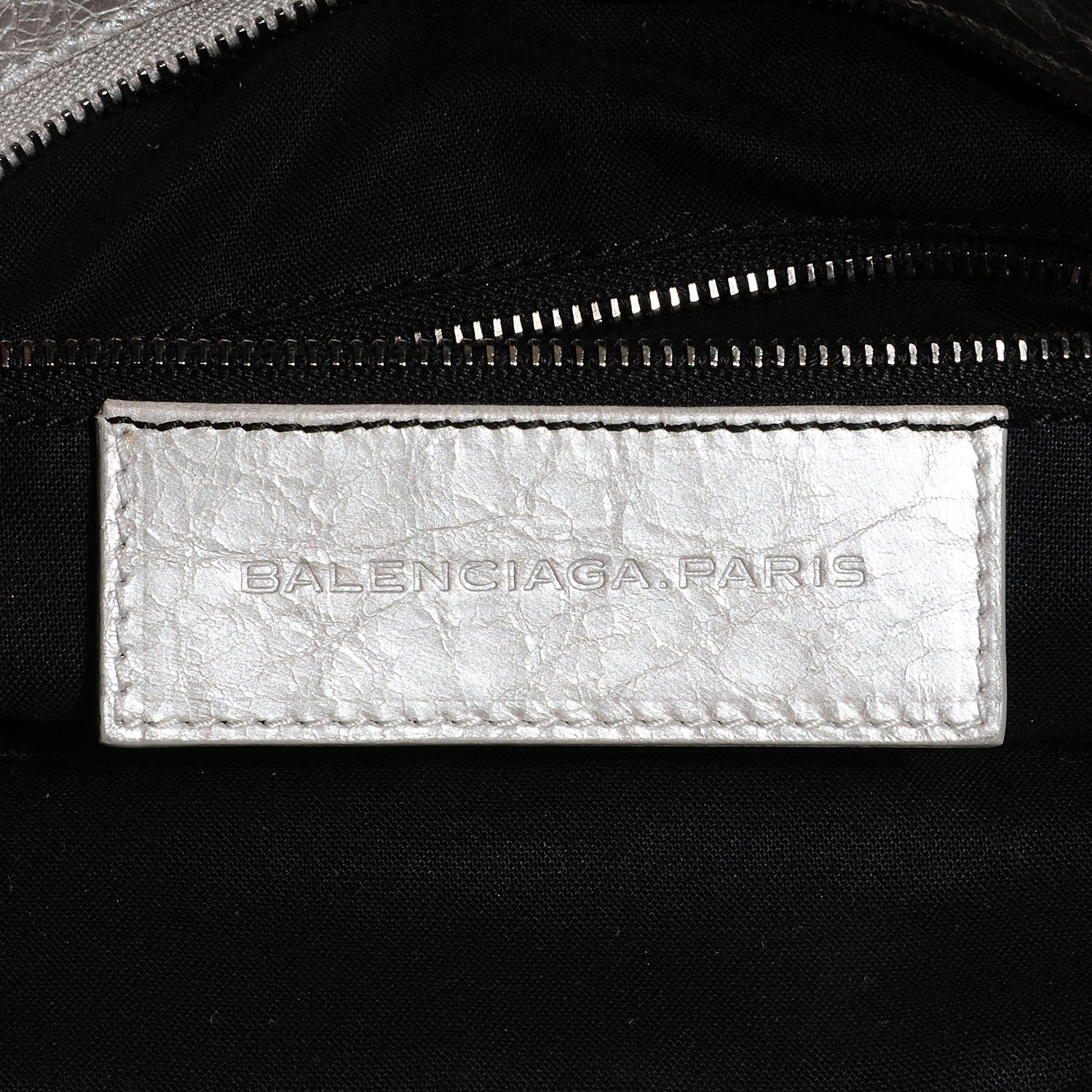 Balenciaga Metallic Agneau Classic Hardware Town Argent 10 of 13