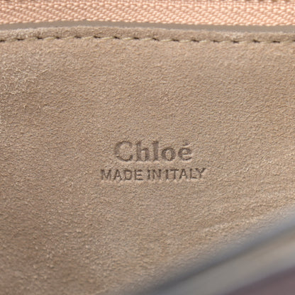 Chloe Calfskin Suede Medium Faye Shoulder Bag Intense Violine 6 of 9