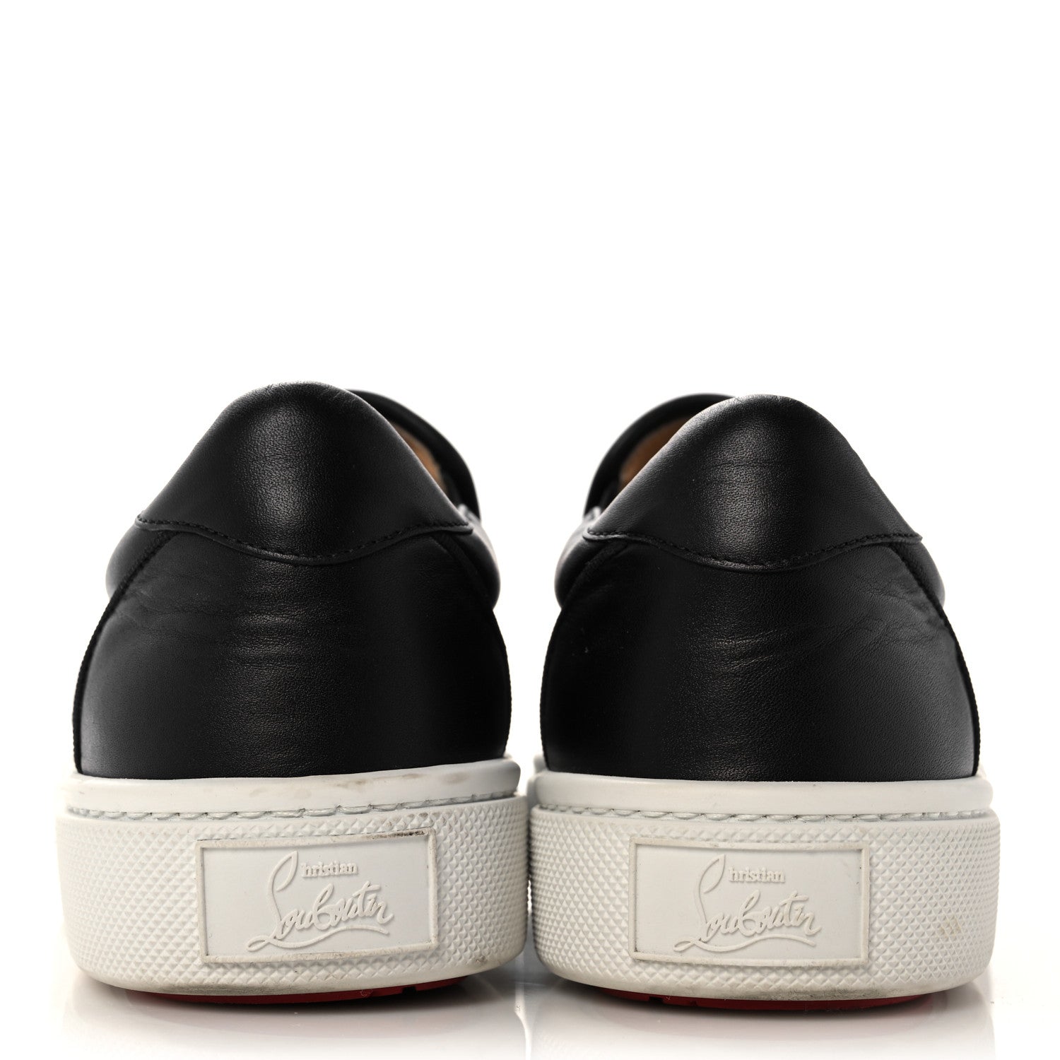 Christian Louboutin Calfskin Masteraltissima Flat Sneakers 37 Black 5 of 9