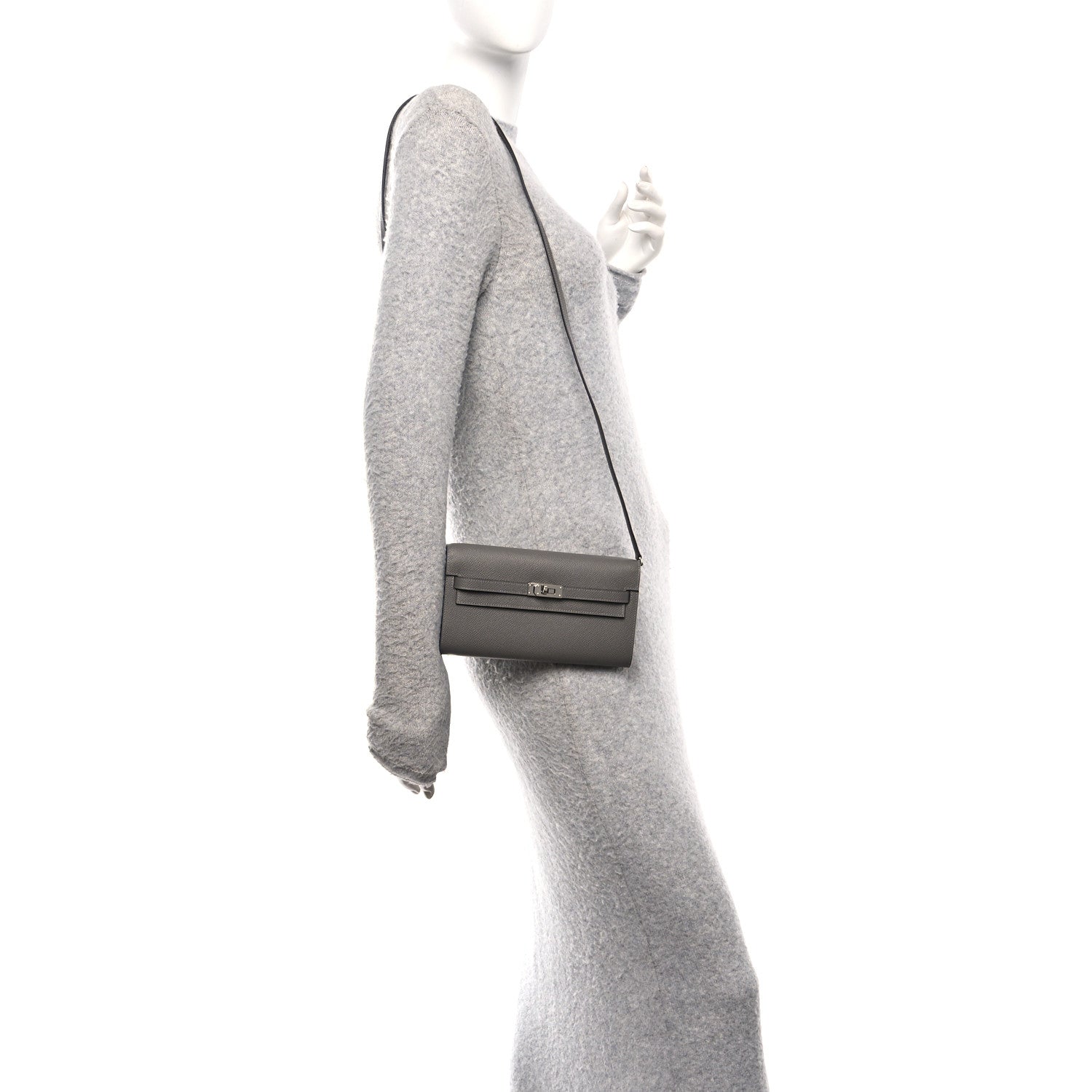 Hermes Epsom Kelly To Go Wallet Gris Meyer 2 of 11