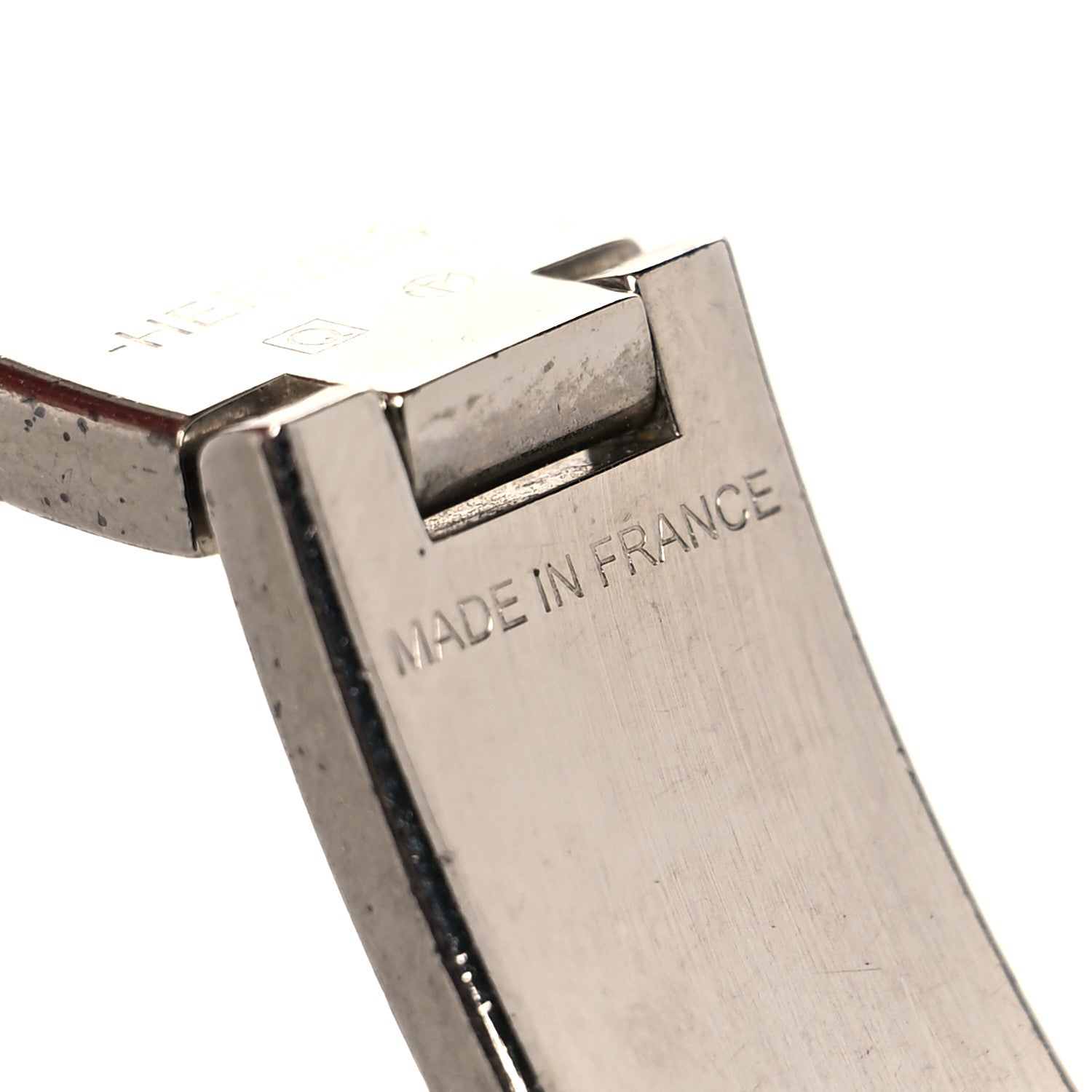Hermes Enamel Narrow Clic Clac H Bracelet GM Dusty Rose 6 of 6