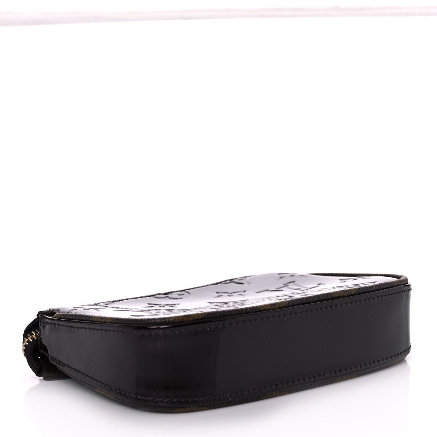 Vernis Monogram Mini Pochette Accessories Amarante