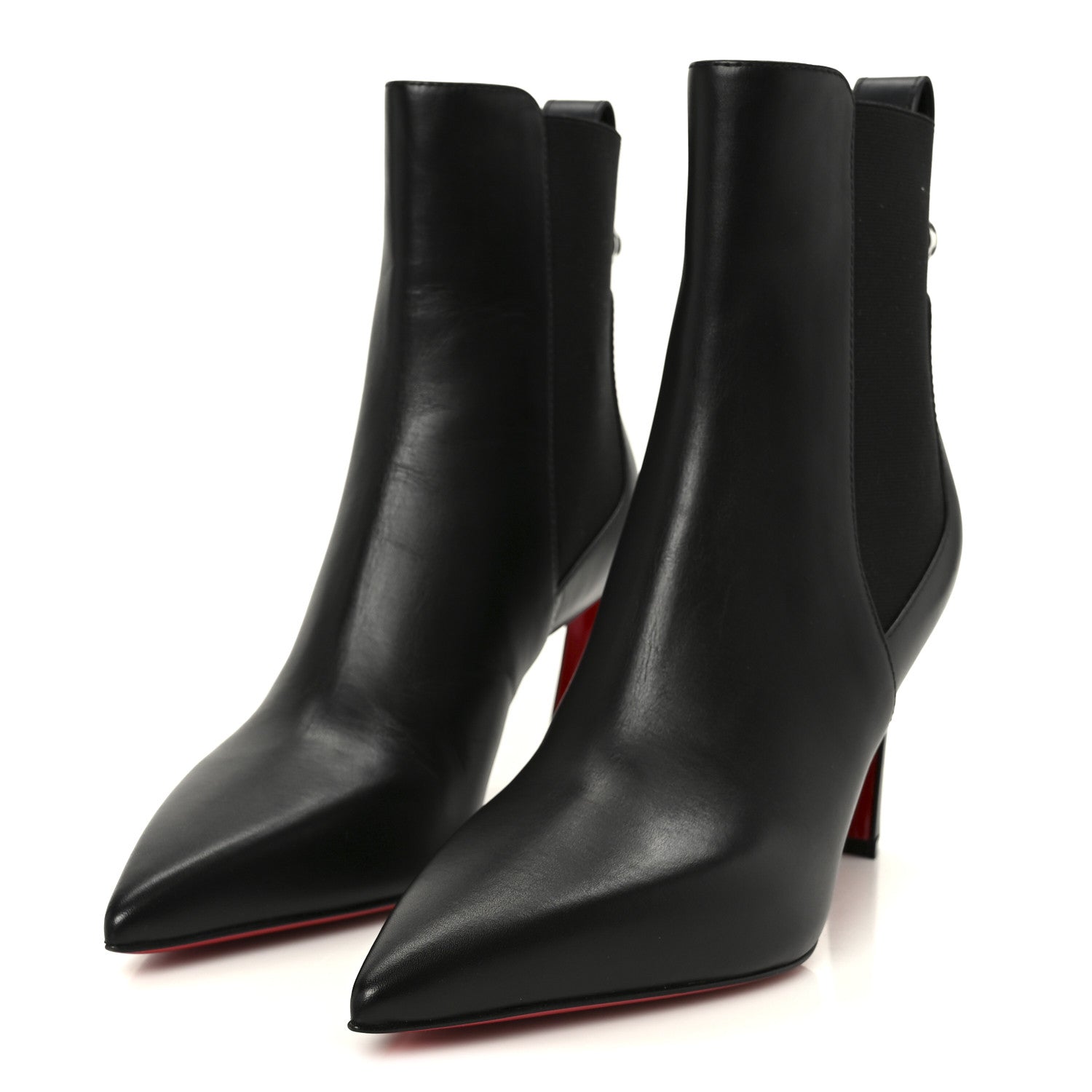Christian Louboutin Calfskin Condora Booty 85 Ankle Boots 38 Black 4 of 9