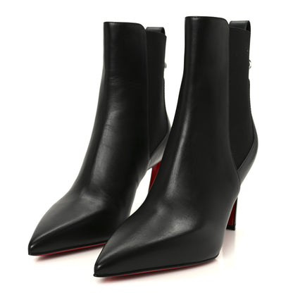Christian Louboutin Calfskin Condora Booty 85 Ankle Boots 38 Black 4 of 9