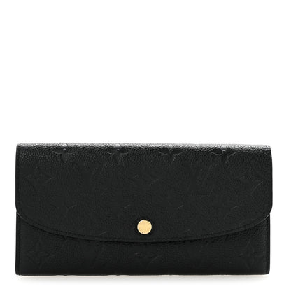 Louis Vuitton Empreinte Emilie Wallet Black Dune 1 of 9