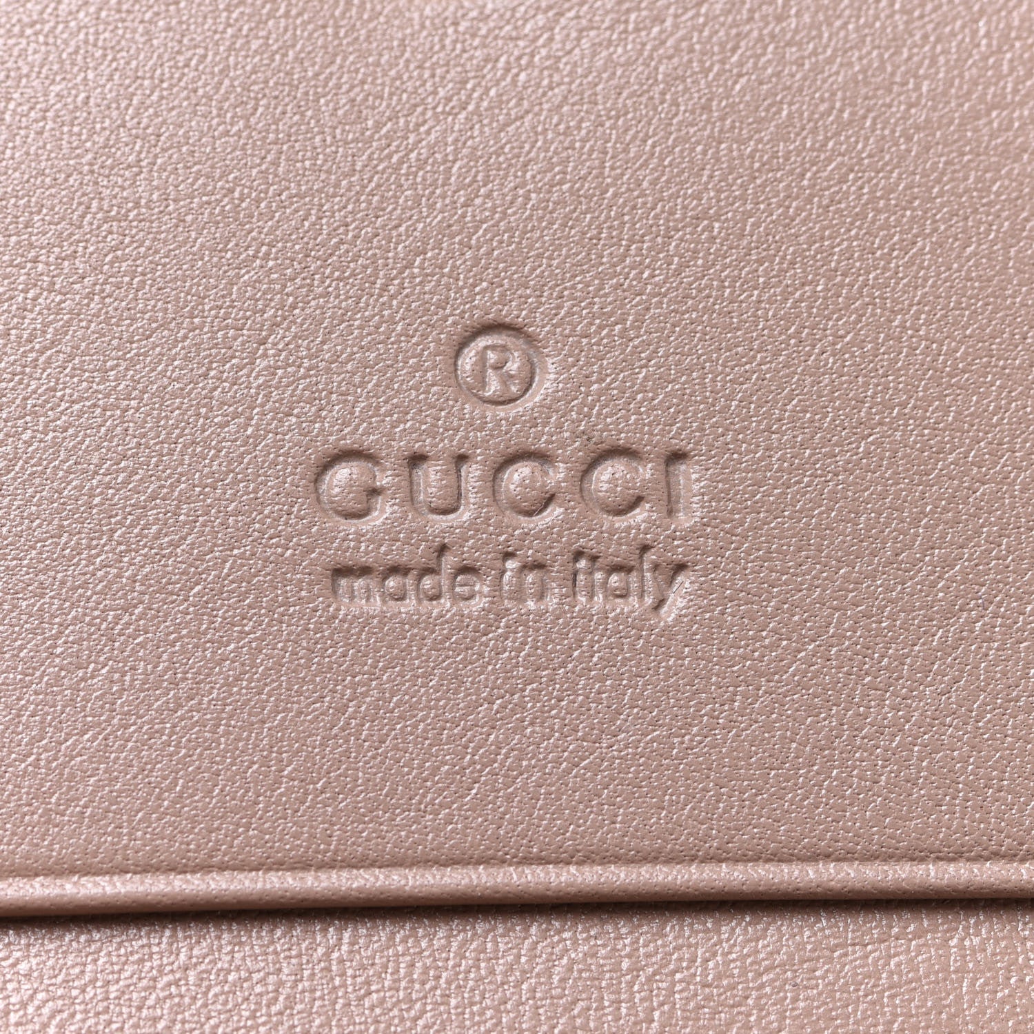 Gucci Calfskin Matelasse GG Marmont Card Case Wallet Porcelain Rose 6 of 8