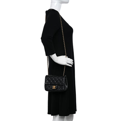 Chanel Lambskin Quilted Mini Pearl Crush Flap Black 2 of 11