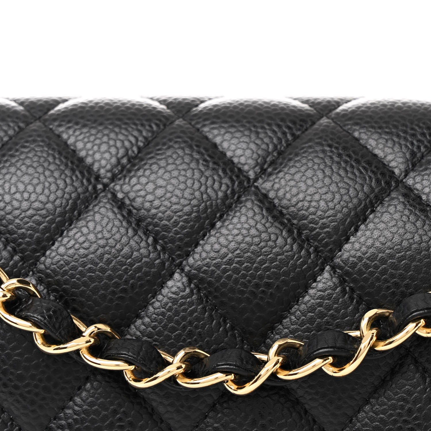 Chanel Caviar Quilted Medium Double Flap Black 8 of 10