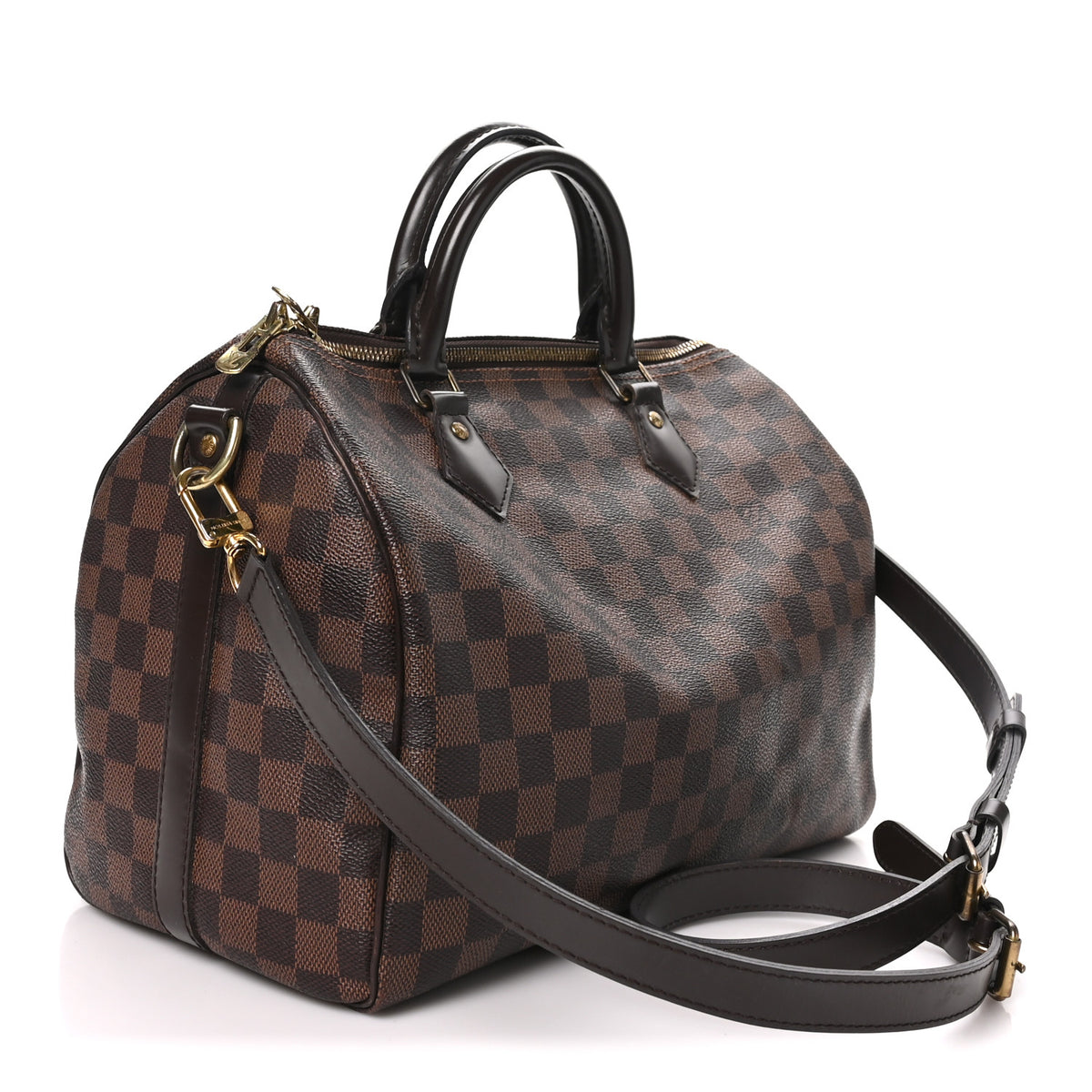 Louis Vuitton Damier Ebene Speedy Bandouliere 30 3 of 11