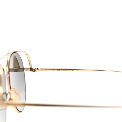Fendi Metal Aviator Sunglasses FF0286/S Gold 6 of 6
