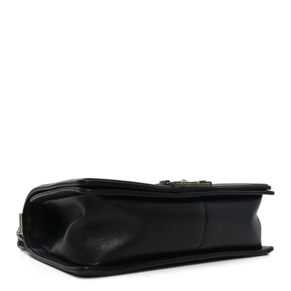 Chanel Calfskin Quilted Medium Boy Flap Black 4 of 11