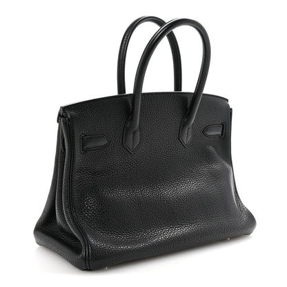 Hermes Taurillon Clemence Birkin 30 Black 3 of 10