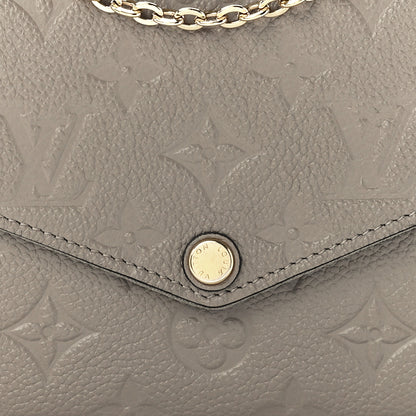 Louis Vuitton Empreinte Pochette Felicie Chain Wallet Tourterelle 11 of 14