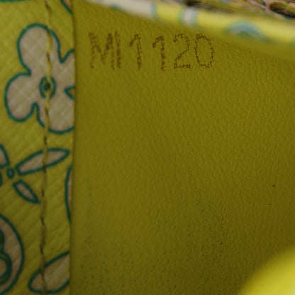Louis Vuitton Monogram Fleuri Insolite Wallet PM Yellow 7 of 7
