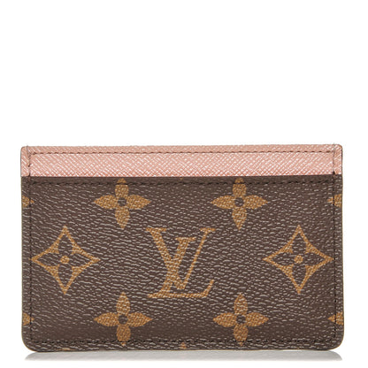 Louis Vuitton Monogram Card Holder Rose Nacre 1 of 6