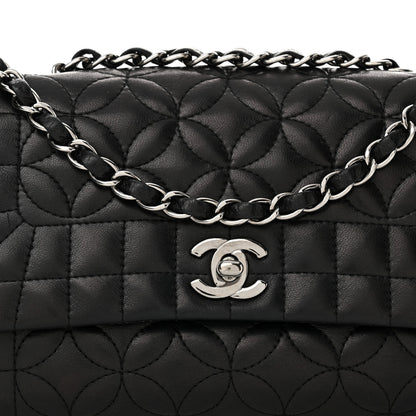 Chanel Lambskin Quilted Lady Graphic Flap Black 8 of 11