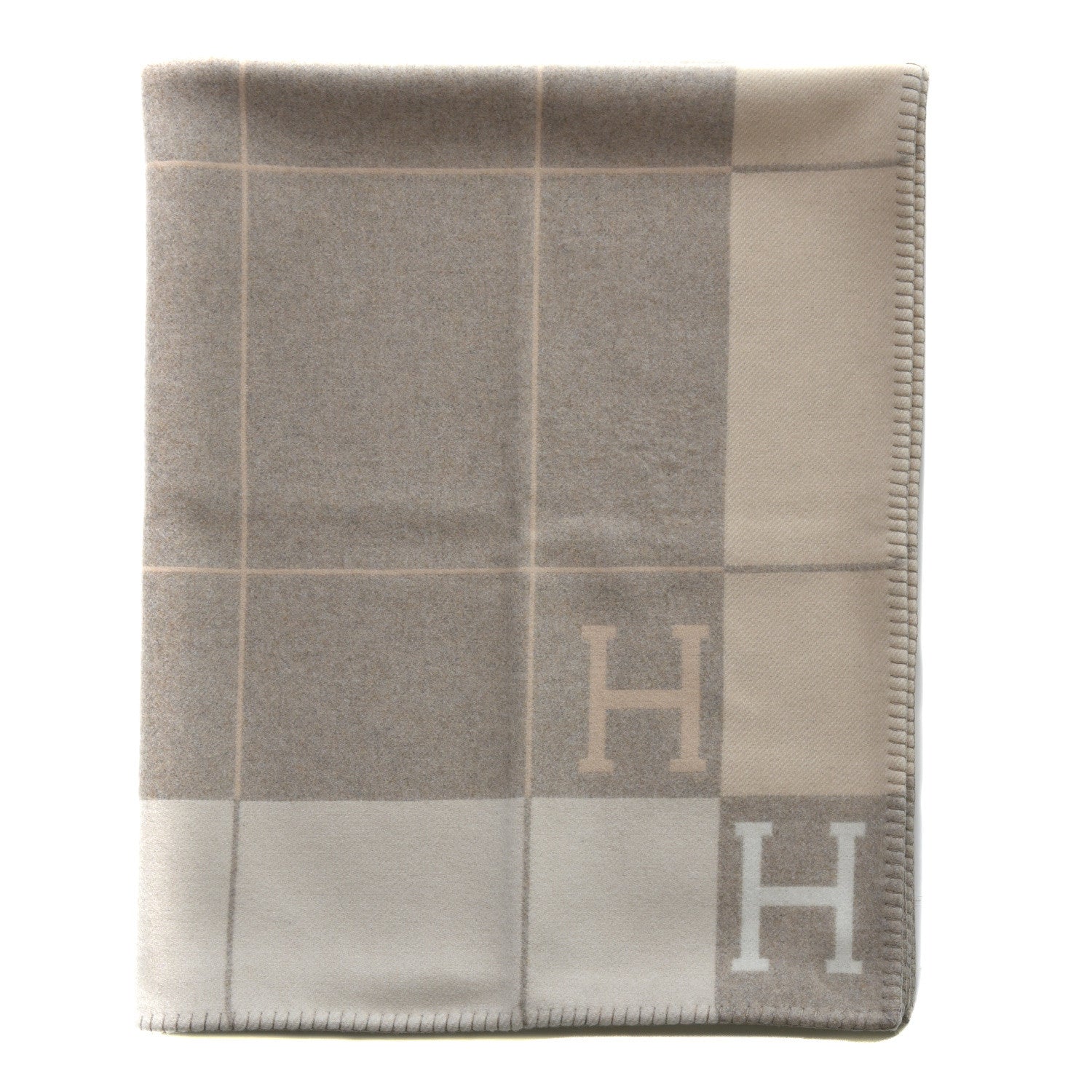 Hermes Wool Cashmere Avalon III Blanket Coco Camomille 1 of 4