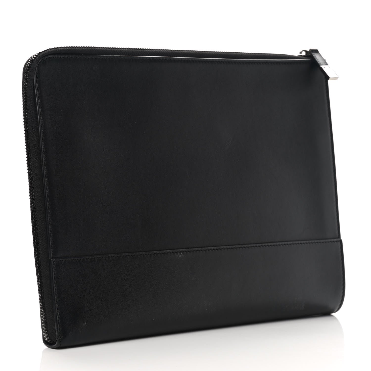 Christian Dior HOMME Calfskin Ribbed Document Holder Black 3 of 11